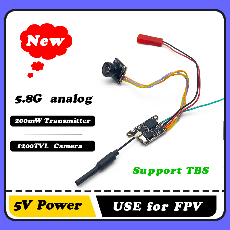 Fpv Drone Camera - SLONWAKE 5.8G 1200TVL FPV caméra VTX
