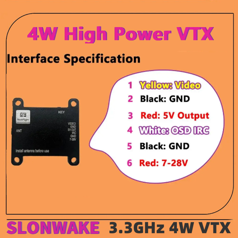 Émetteur vidéo VTX SLONWAKE FP - Fpv Drone Transmitter avis et prix